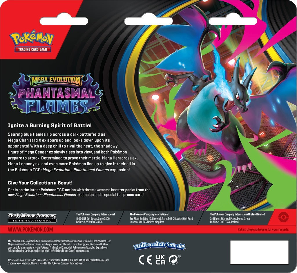 Pokémon TCG: Phantasmal Flames – 3-Pack Blister – Weavile