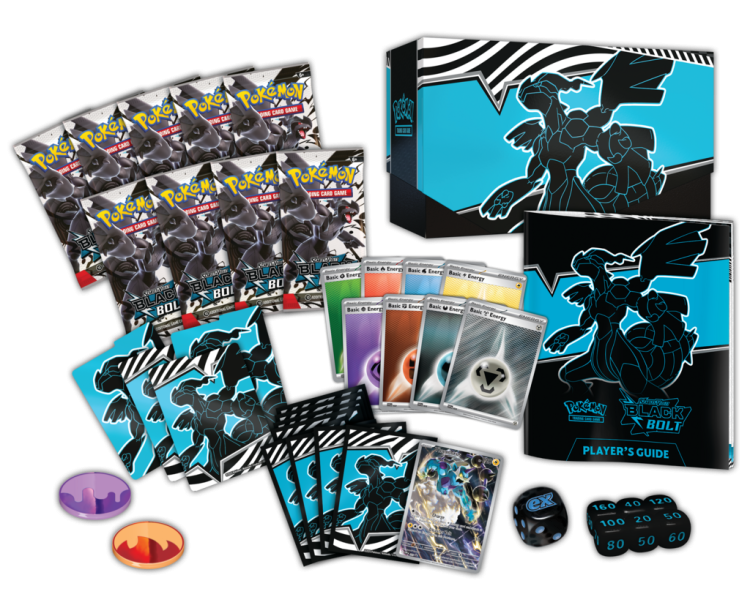 Pokémon TCG: Scarlet & Violet – Black Bolt – Elite Trainer Box – Zekrom