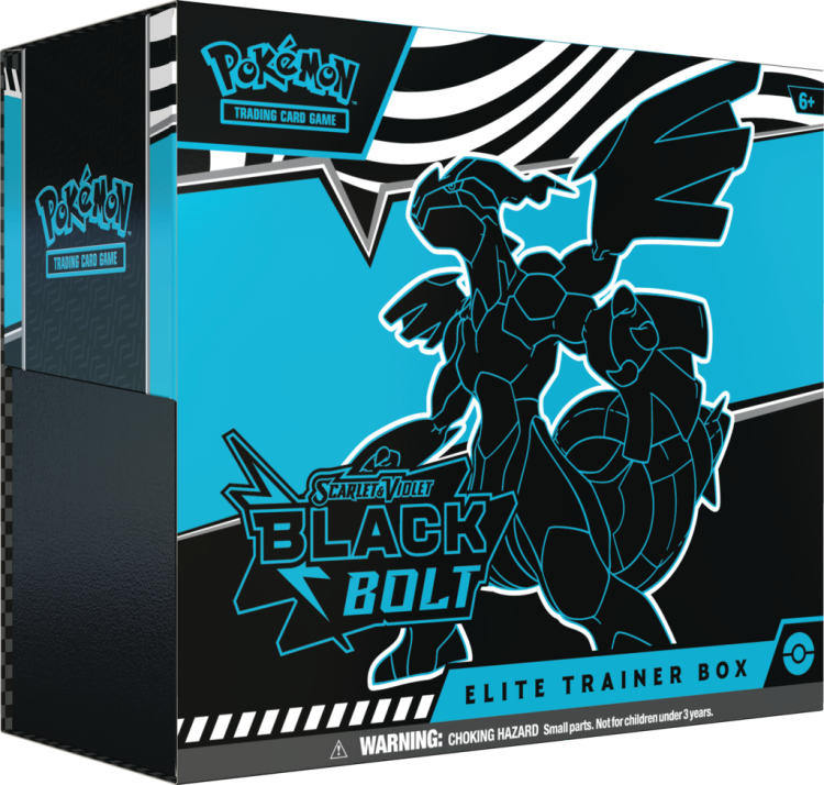 Pokémon TCG: Scarlet & Violet – Black Bolt – Elite Trainer Box – Zekrom
