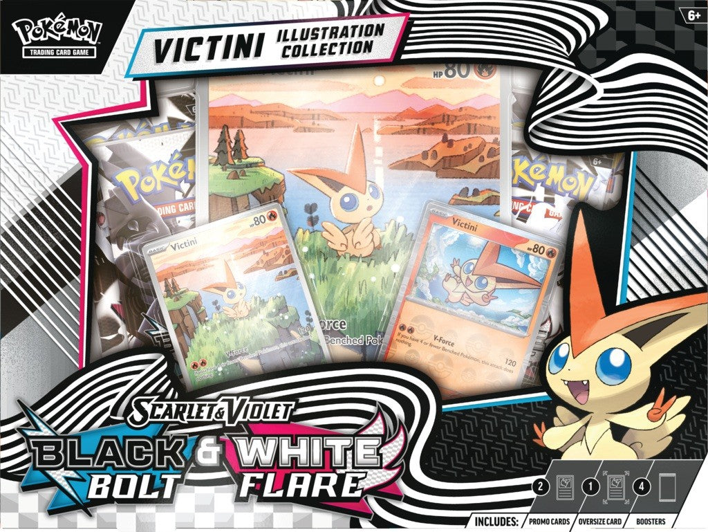 Pokémon TCG: Black Bolt & White Flare – Illustration Collection – Victini