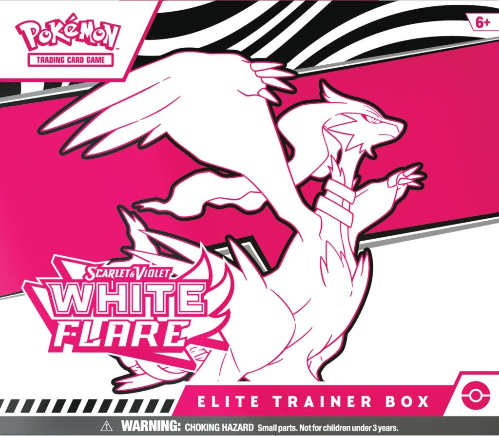 Pokemon TCG Karty Scarlet & Violet White Flare Elite Trainer Box - Reshiram ( ETB )