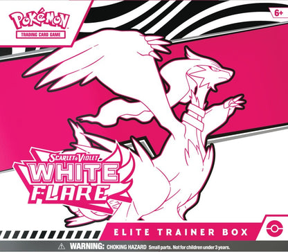 Pokemon TCG Karty Scarlet & Violet White Flare Elite Trainer Box - Reshiram ( ETB )