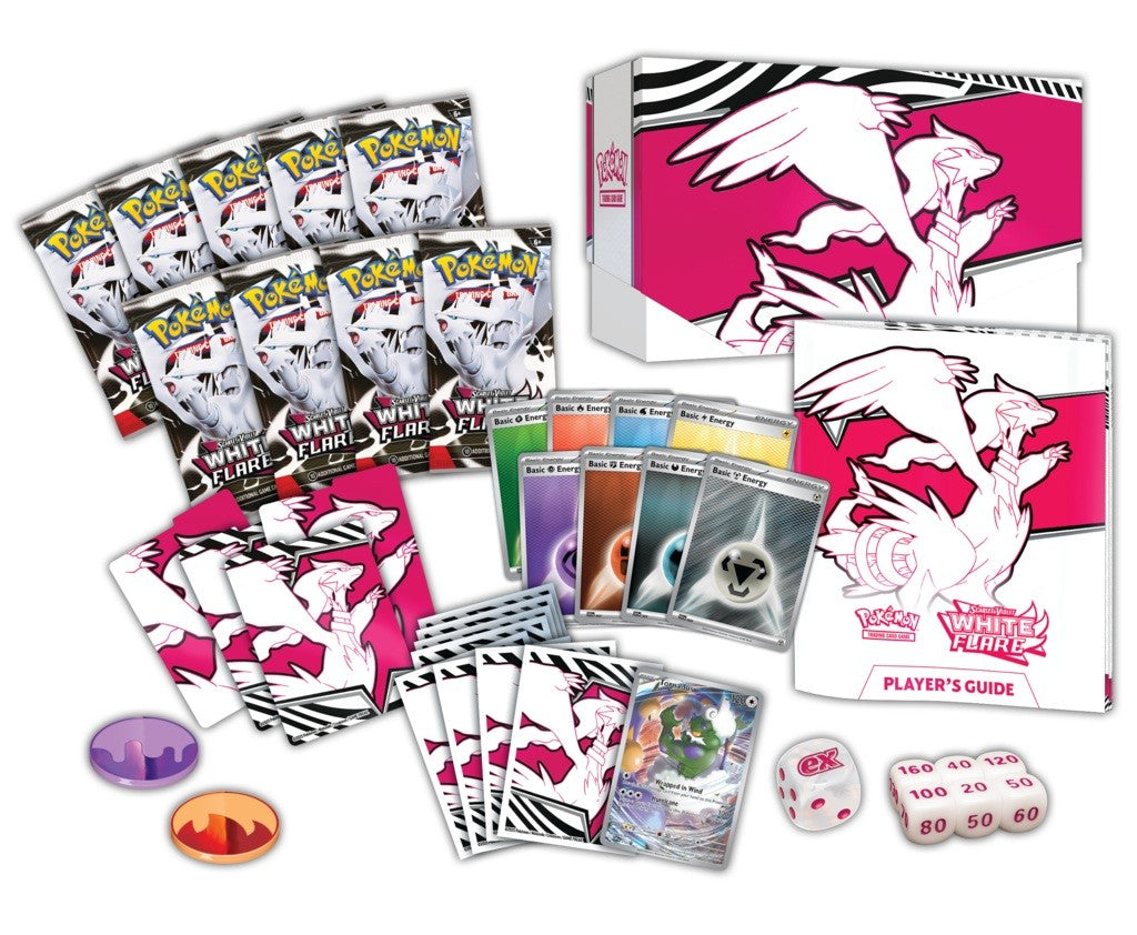 Pokemon TCG Karty Scarlet & Violet White Flare Elite Trainer Box - Reshiram ( ETB )