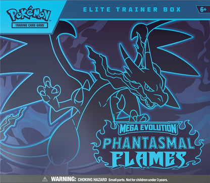 Pokemon TCG Karty Mega Evolution - Phantasmal Flames - Elite Trainer Box (ETB)