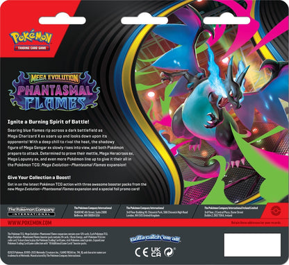 Pokemon TCG Mega Evolution - Phantasmal Flames - 3-Pack Blister - Sneasel