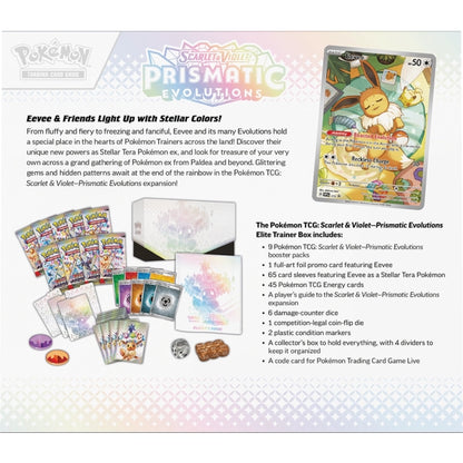 Pokémon TCG: Prismatic Evolutions - Elite Trainer Box ( ETB )